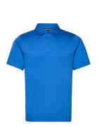 Sleek Mk Polo Tops Polos Short-sleeved Blue Michael Kors