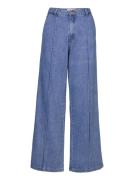 Trousers Bottoms Jeans Wide Blue Sofie Schnoor