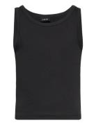 Nlfnove Sl Short Top Tops T-shirts Sleeveless Black LMTD