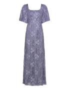 Lara Dress Maxiklänning Festklänning Purple Malina