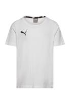 Teamgoal 23 Casuals Tee Jr Sport T-shirts Short-sleeved White PUMA