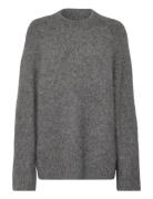 Fure Fluffy Knit Sweater Tops Knitwear Jumpers Grey HOLZWEILER