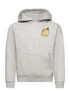 Garfield Cotton Sweatshirt Tops Sweat-shirts & Hoodies Hoodies Grey Ma...