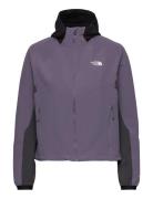 W Ao Softshell Hoodie Sport Sport Jackets Purple The North Face