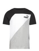 Puma Power Tee B Sport T-shirts Short-sleeved Black PUMA