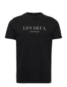 Amalfi T-Shirt Tops T-shirts Short-sleeved Black Les Deux