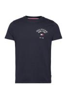 Arch Varsity Tee Tops T-shirts Short-sleeved Navy Tommy Hilfiger