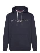 Bt-Tommy Logo Hoody-B Tops Sweat-shirts & Hoodies Hoodies Navy Tommy H...