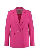 Blazer Long Sleeve Blazers Double Breasted Blazers Pink Gerry Weber