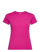 Eventsa3 Tops T-shirts & Tops Short-sleeved Pink BOSS