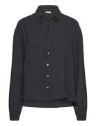 Patina-M Tops Shirts Long-sleeved Black MbyM