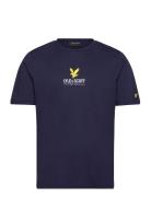 Eagle Logo T-Shirt Tops T-shirts Short-sleeved Navy Lyle & Scott