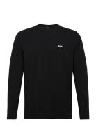 Tee Long Sport T-shirts Long-sleeved Black BOSS