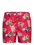 Swimming Shorts Badshorts Red Mickey Mouse