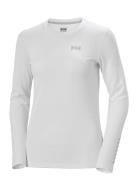 W Hh Lifa Active Solen Ls Sport T-shirts & Tops Long-sleeved White Hel...