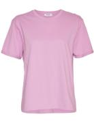 Mschterina Organic Small Logo Tee Tops T-shirts & Tops Short-sleeved P...