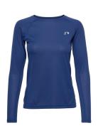 Newline Women Core Running T-Shirt L/S Blå