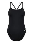 Arena Women's Team Swimsuit Challenge Solid Dark Sage-Wh Svart