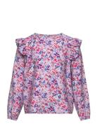 Kids Only Kogveneda L/S Frill Top Ptm Multi/patterned