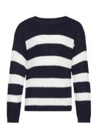 Kogsif Ls Striped Pullover Knt Tops Knitwear Pullovers Multi/patterned...