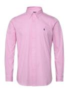 Polo Ralph Lauren Custom Fit Plaid Stretch Poplin Shirt Rosa