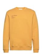 Brody Sweatshirt Tops Sweat-shirts & Hoodies Sweat-shirts Yellow Les D...