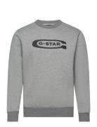 Old School Logo R Sw Tops Sweat-shirts & Hoodies Sweat-shirts Grey G-S...