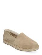 Slhajo New Suede Espadrilles B Espadriller Skor Beige Selected Homme