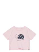 Nmfvilinse Ss Loose Top Tops T-shirts Short-sleeved Pink Name It