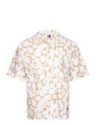 Tommy Jeans Tjm Rlx Floral Aop Camp Shirt Vit