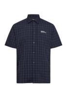 Jack Wolfskin Norbo S/S Shirt M Marinblå