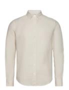 Theo Linen Shirt Tops Shirts Casual Cream Mos Mosh Gallery