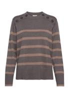 Fqmonday-Pullover Tops Knitwear Jumpers Brown FREE/QUENT