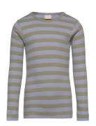 Petit Piao T-Shirt L/S Modal Double Striped Multi/patterned