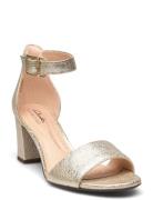 Deva Mae D Sandal Med Klack Gold Clarks