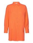 Frmaddie Tu 1 Tops Shirts Long-sleeved Orange Fransa