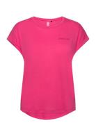 Onpfrei Logo Loose Ss Tee Sport T-shirts & Tops Short-sleeved Pink Onl...