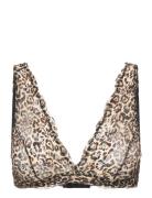 Understatement Underwear Lace Mesh Plunge Bralette Guld