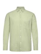 Cotton Linen Sune Shirt Tops Shirts Casual Green Mads Nørgaard