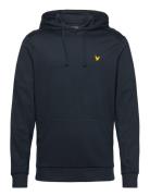 Lyle & Scott Sport Fly Fleece Hoodie Marinblå