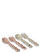 Carl Pla Cutlery Set 4-Pack Home Meal Time Cutlery Multi/patterned Nuu...