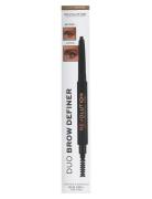 Makeup Revolution Makeup Revolution Duo Brow Definer Pencil Light Brun