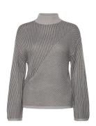 Vila Vidubline L/S Highneck Knit Top Grå