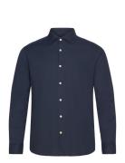 Slhregbond-Garment Dyed Shirt Ls Tops Shirts Casual Navy Selected Homm...