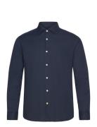 Selected Homme Slhregbond-Garment Dyed Shirt Ls Marinblå