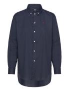 Polo Ralph Lauren Over Fit Cotton Twill Shirt Marinblå