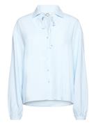 Patina-M Tops Shirts Long-sleeved Blue MbyM