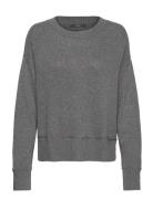 Knitted Wool Blend Jumper Tops Knitwear Jumpers Grey Esprit Collection