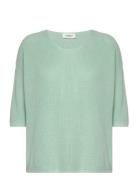 Sltuesday Cotton Jumper Tops Knitwear Jumpers Green Soaked In Luxury