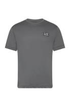 T-Shirts Tops T-shirts Short-sleeved Grey EA7